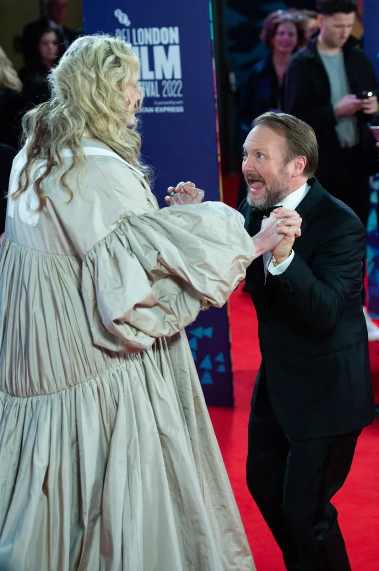 Gwendoline Christie, Rian Johnson