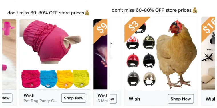 Wish, američka online trgovina, ne suzdržava se kada je u pitanju oglašavanje. Dapače, čine sve što mogu kako bi zgrabili pozornost znatiželjnih kupaca na društvenim mrežama, uglavnom koristeći fotografije najbizarnijih predmeta iz svoje ponude. Sigurni smo da su mnogi među vama kliknuli na takve oglase iz čiste znatiželje i zbunjenosti budući da niste imali pojma čemu ti predmeti služe. Pogledajte najčudnije oglase na Wishu i nadivite se njihovim odličnim oglašivačkim taktikama.