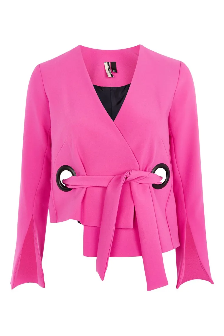 Cropped sako na vezanje, Topshop, 532,73 kune
