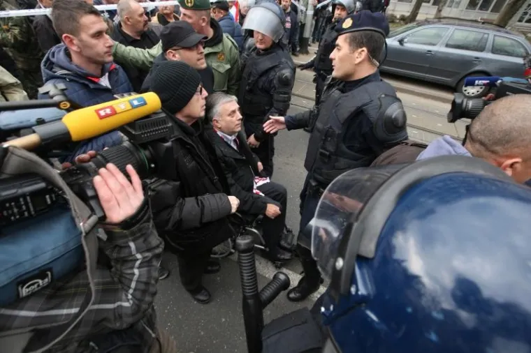 Branitelji organizirali skup podrške kao odgovor na prosvjed Occupy Croatie
