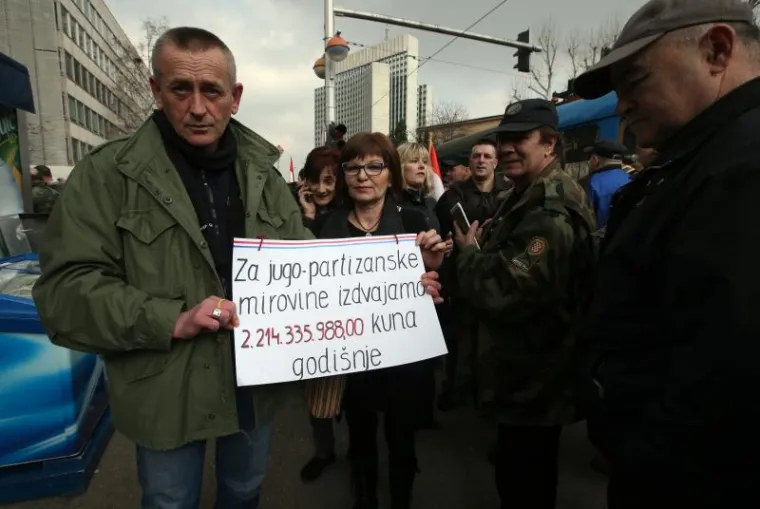 Branitelji organizirali skup podrške kao odgovor na prosvjed Occupy Croatie