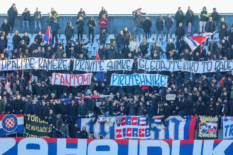 Nakon bakljade na sjeveru, Torcida je ovom porukom najavila da sada slijedi njihov show