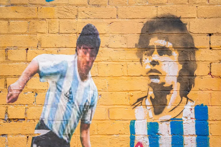 Kakva posveta najvećem: Pogledajte gigantski mural Diega Maradone koji su mu napravili Argentinci