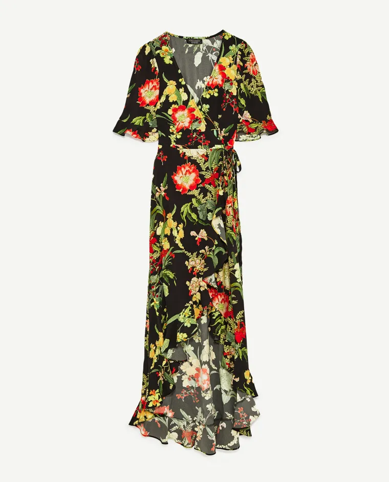 Duga haljina cvjetnog uzorka, Zara, 299,90 kuna