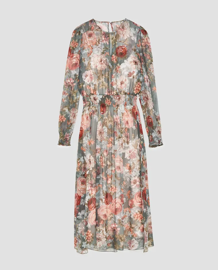 Midi haljina s gumom, Zara, 399,90 kuna