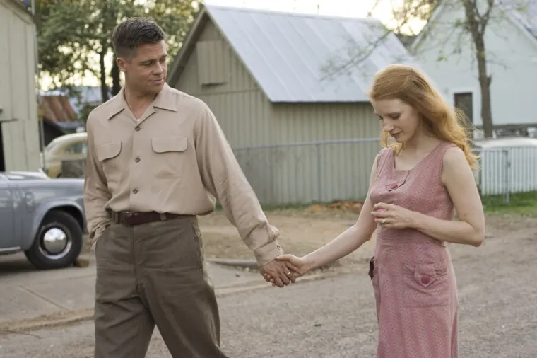 Jessica Chastain i Brad Pitt 2008. godine u filmu &quot;The Tree of Life&quot;