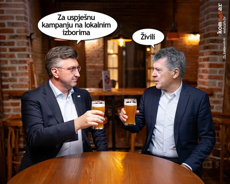 Prijateljstvo Plenkovića i Milanovića, Uskrs pa opet Turudić. Zbog ovih ste se fotografija smijali u travnju