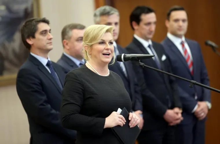 Predsjednica Grabar Kitarović primila nogometne reprezentativce
