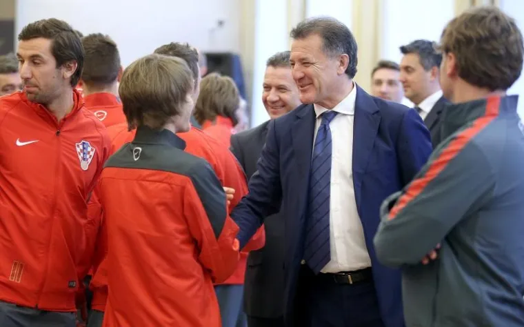 Predsjednica Grabar Kitarović primila nogometne reprezentativce