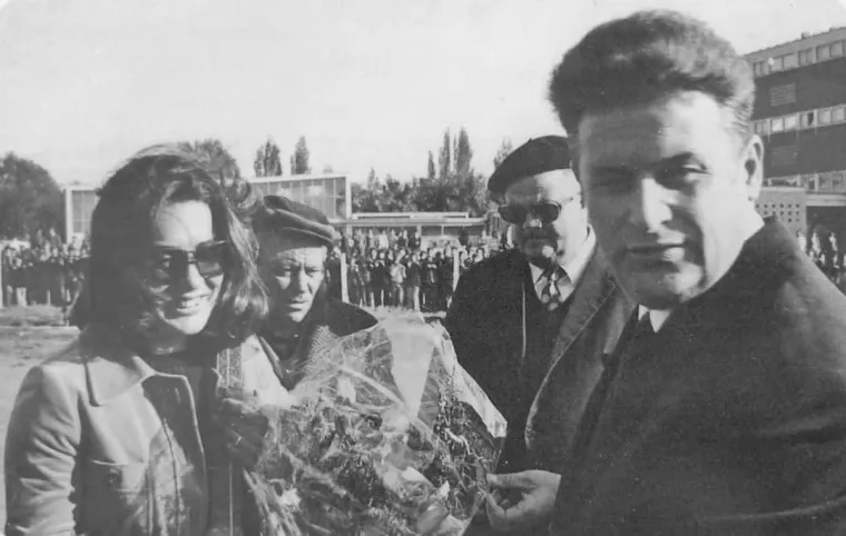Đurđica Bjedov i Boris Maleš 1971. godine u Benkovcu