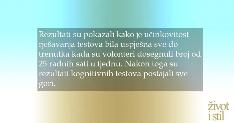 Stariji ste od 40 godina? Ako želite smanjiti broj radnih dana, znanost je na vašoj strani