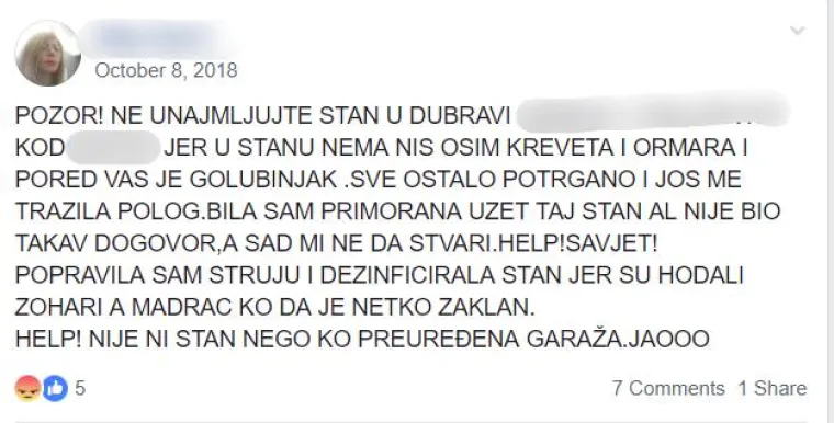 Štakori, izbacivanje, prijetnje: TOP 12 horor priča o najmodavcima u Hrvatskoj