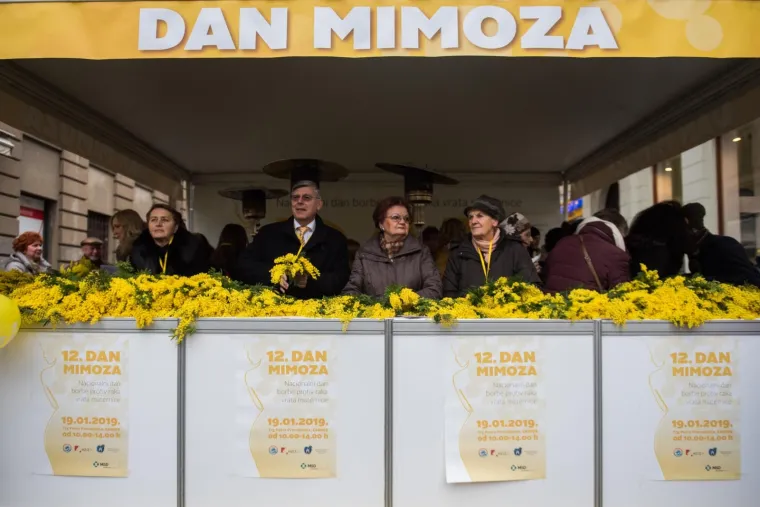 Obilježavanje 12. Dana mimoza i Nacionalnog dana borbe protiv raka vrata maternice
