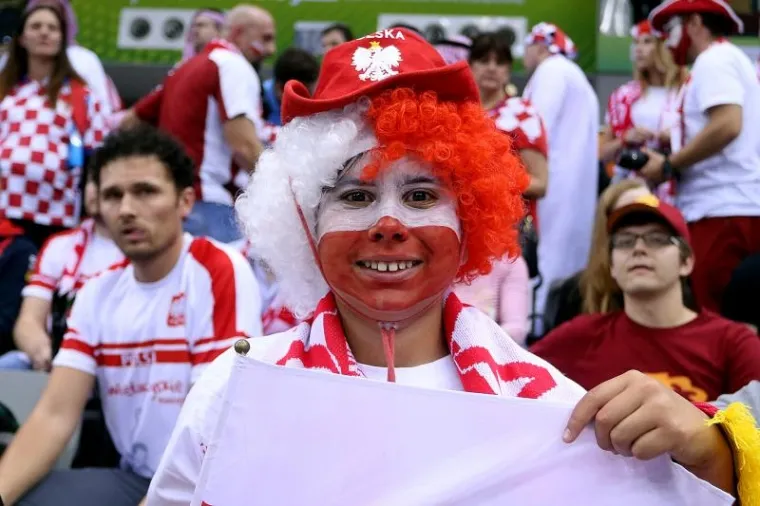Hrvatski navijači na utakmici protiv Poljske