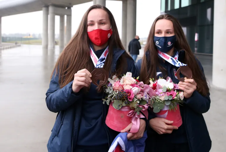 Mogu li Kraljice šoka ponoviti uspjeh iz Danske? Ovako je izgledao doček nakon bronce na EP-u
