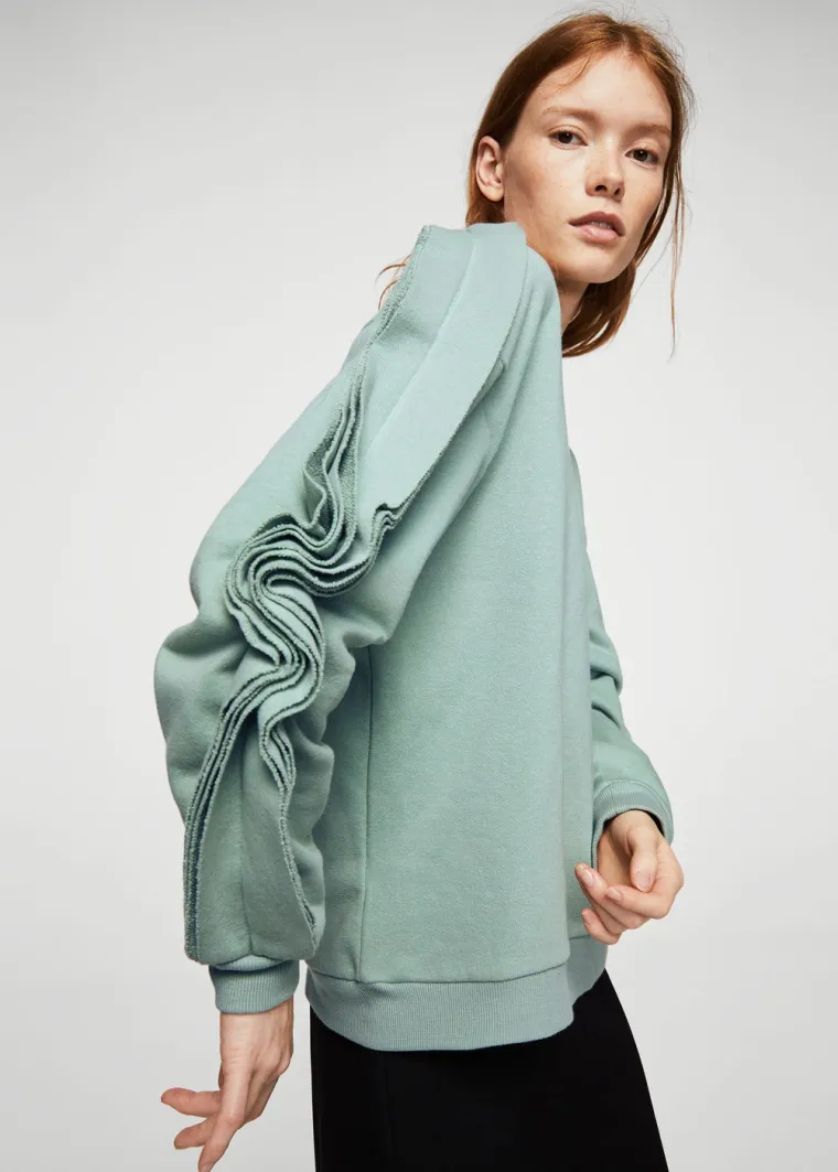 Sweatshirt s nabranim rukavima, Mango, 199,90 kuna