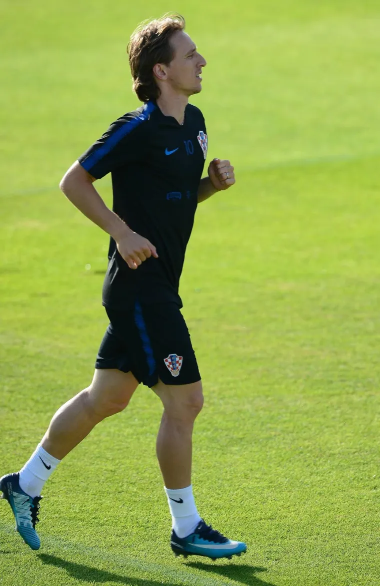 Luka Modrić, kapetan hrvatske nogometne reprezentacije, u četvrtak se priključio pripremama u Rovinju.