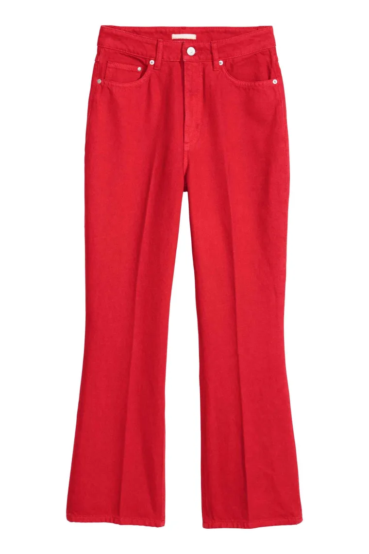 Crvene traper trapezice, H&amp;M, 297,53 kune