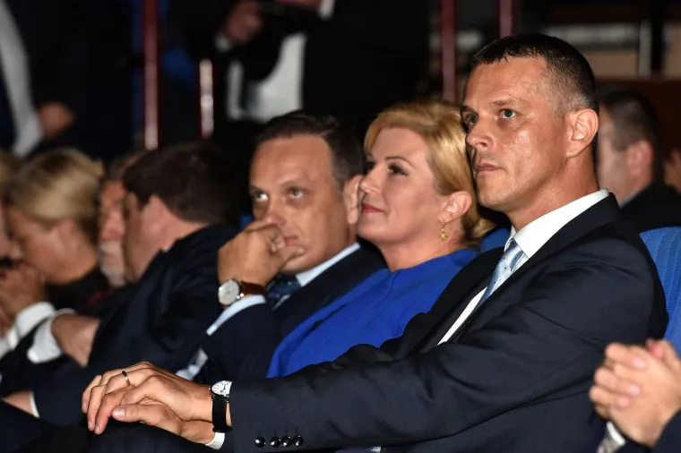 Anton Kliman, Kolinda Grabar Kitarović, Valter Flego.
