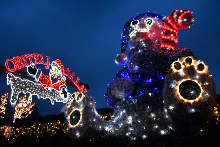 Otvoren Advent obitelji Salaj. Milijunima lampica osvijetljeni vilenjaci, snjegovići, sobovi...