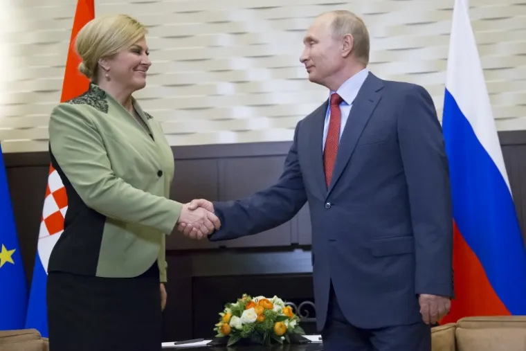 Predsjednica stigla u Soči gdje se susrela s ruskim predsjednikom Vladimirom Putinom