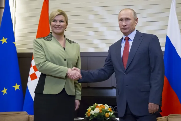 Predsjednica stigla u Soči gdje se susrela s ruskim predsjednikom Vladimirom Putinom