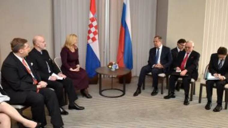 Predsjednica stigla u Soči gdje se susrela s ruskim predsjednikom Vladimirom Putinom