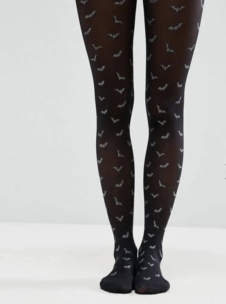 Najlonke s motivima šišmiša, Asos, 50,67 kuna