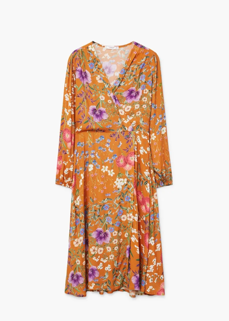 Midi cvjetna haljina, Mango, 349,90 kuna