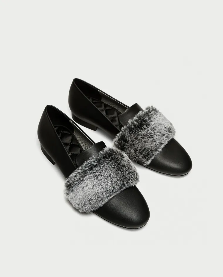 Mekane mokasinke s krznonm, Zara, 299,90 kuna