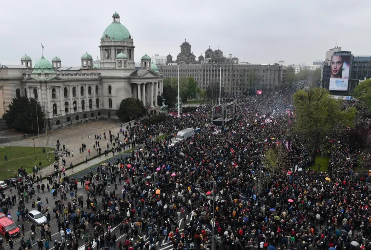 Nastavak prosvjeda u Beogradu: Za slobodu medija, poštene izbore, ostavku državnog vrha...