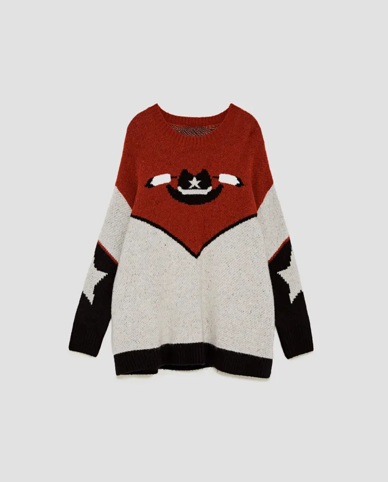 'Cowboy' pulover oversize kroja, Zara, 229,90 kuna