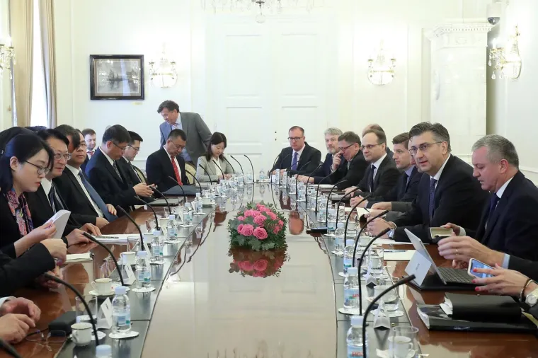Kinezi su stigli: Danas su na sastanku s Plenkovićem u Banskim dvorima, a sutra će u Pulu
