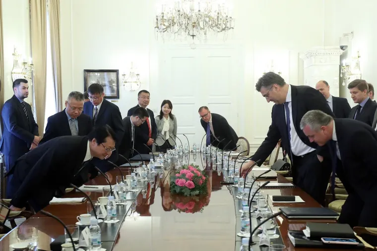 Kinezi su stigli: Danas su na sastanku s Plenkovićem u Banskim dvorima, a sutra će u Pulu