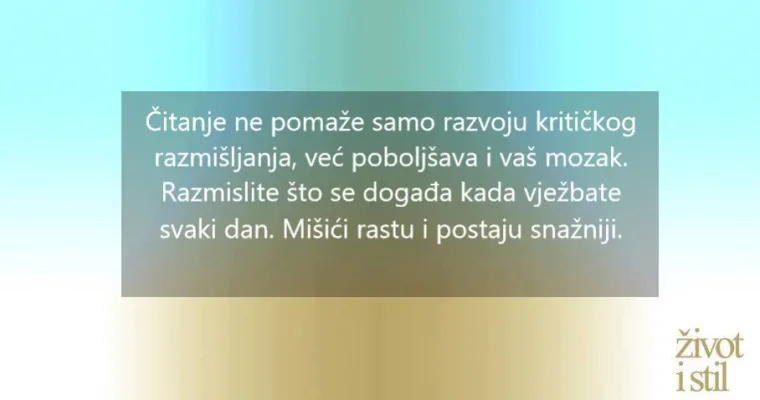 Zašto je čitanje važno? Možete izbjeći nesanicu, ali i popraviti ove stvari