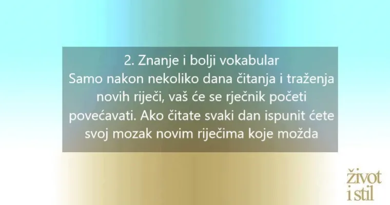 Zašto je čitanje važno? Možete izbjeći nesanicu, ali i popraviti ove stvari