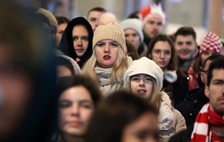 FOTO Tuga i nevjerica na licima hrvatskih navijača nakon poraza od Argentine