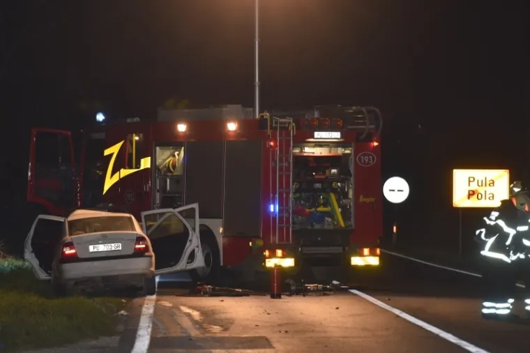 U sudaru kod Vodnjana jedan poginuli i dvoje ozlijeđenih
