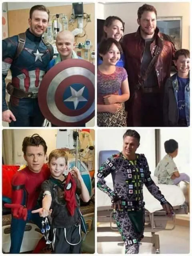 Slike koje dokazuju da glumci koji glume 'Avengerse' nisu superheroji samo na platnu
