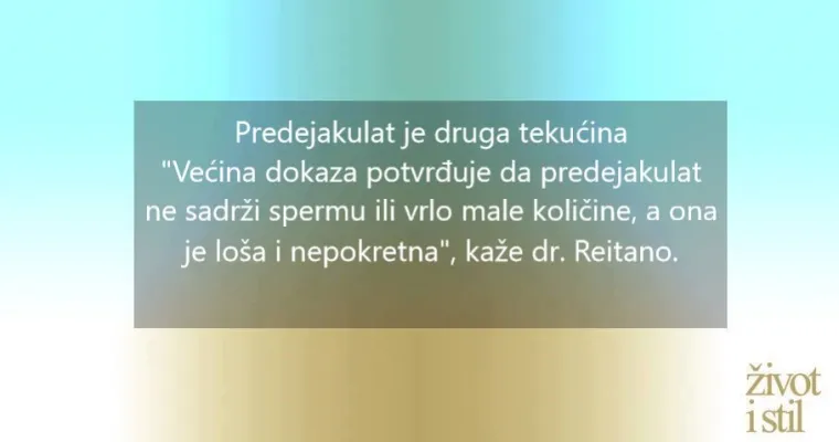 8 stvari koje bi svaka žena trebala znati o spermi