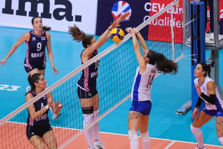 Trijumf hrvatskih odbojkašica: Donosimo najbolje kadrove s dvoboja koji ih je odveo na Europsko prvenstvo
