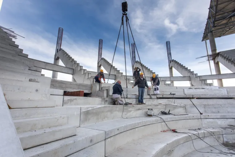 NAJMODERNIJI I NAJLJEPŠI STADION U HRVATSKOJ IZ DANA U DAN RASTE: Pogledajte najnovije kadrove budućeg Osijekovog doma