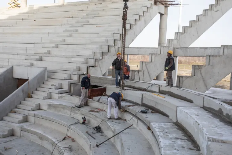 NAJMODERNIJI I NAJLJEPŠI STADION U HRVATSKOJ IZ DANA U DAN RASTE: Pogledajte najnovije kadrove budućeg Osijekovog doma