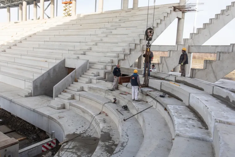NAJMODERNIJI I NAJLJEPŠI STADION U HRVATSKOJ IZ DANA U DAN RASTE: Pogledajte najnovije kadrove budućeg Osijekovog doma