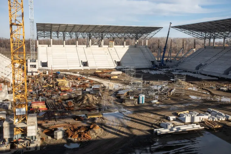 NAJMODERNIJI I NAJLJEPŠI STADION U HRVATSKOJ IZ DANA U DAN RASTE: Pogledajte najnovije kadrove budućeg Osijekovog doma