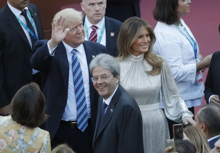 Melania i Donald Trump,  svibanj 2017.