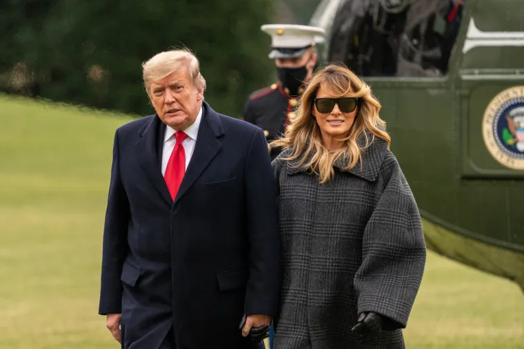 Melania i Donald Trump prosinac 2020.