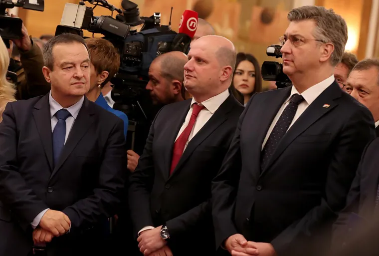 Kamere su najviše snimale njega, a premijer nije razočarao: Pogledajte što je sve izvodio i kako je izgledao njegov susret s uglednim gostom