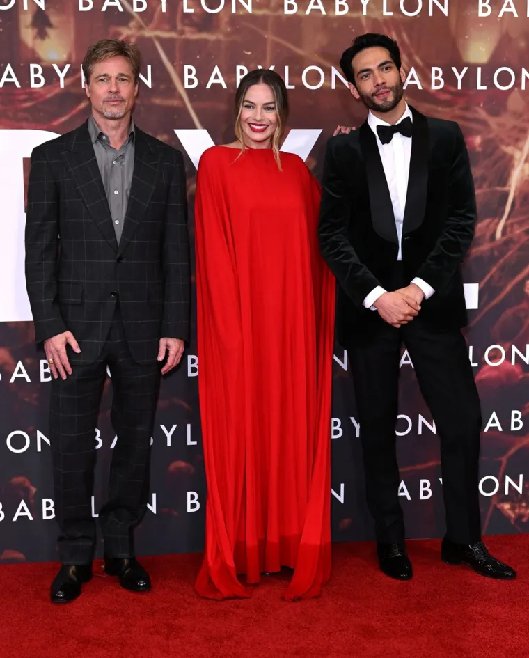 Brad Pitt, Margot Robbie, Diego Calva 