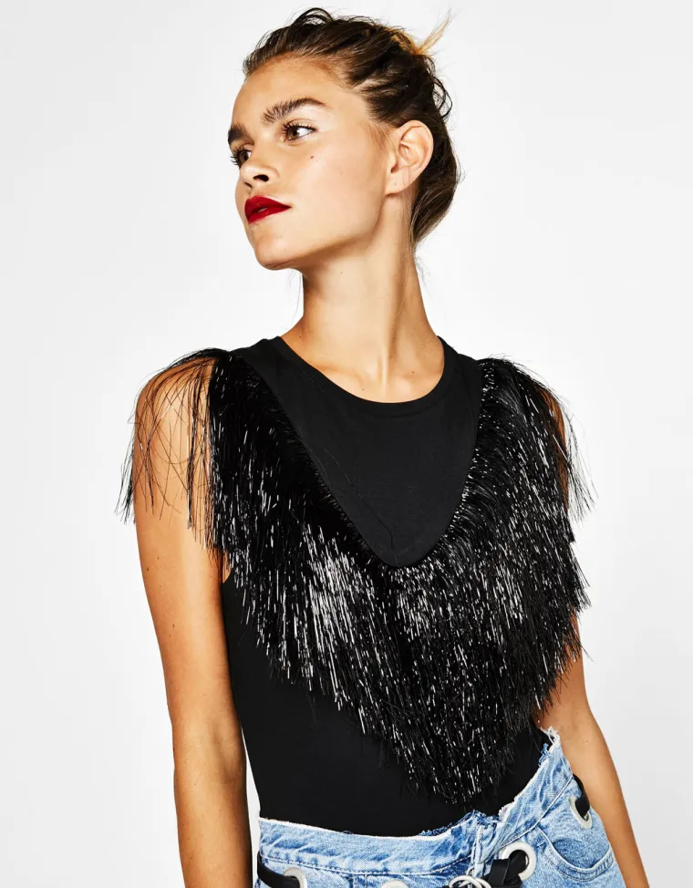Bodi s resicama, Bershka, 149,90 kuna
